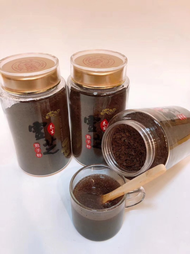长白山灵芝孢子粉基地调理肠胃直发一手货源可视频看货