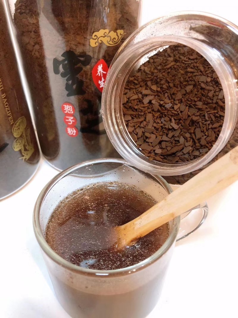 长白山灵芝孢子粉基地调理肠胃直发一手货源可视频看货