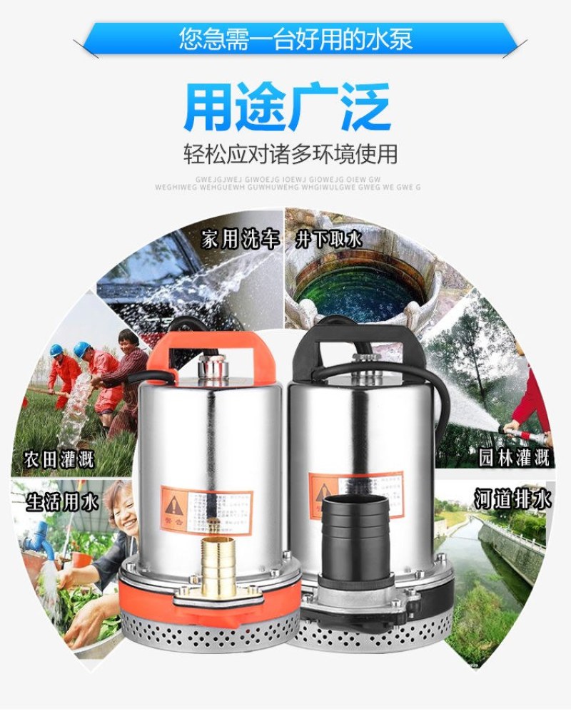 （厂家直销包邮）12V24V48V60V72电瓶车直流泵