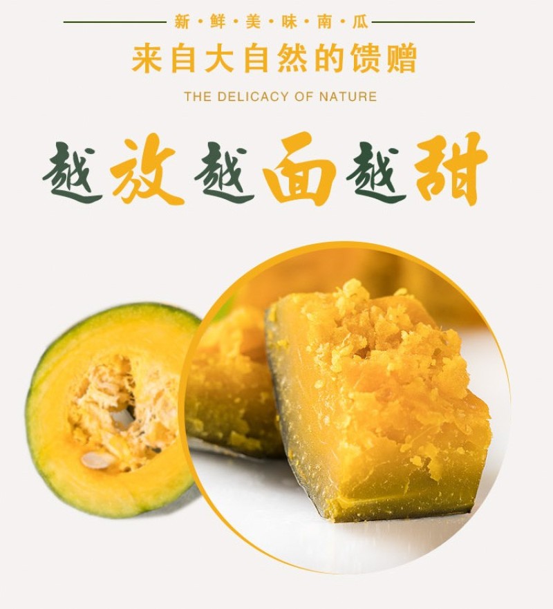 包邮商超品质新疆富硒金丝栗南瓜（丑瓜）软糯口感