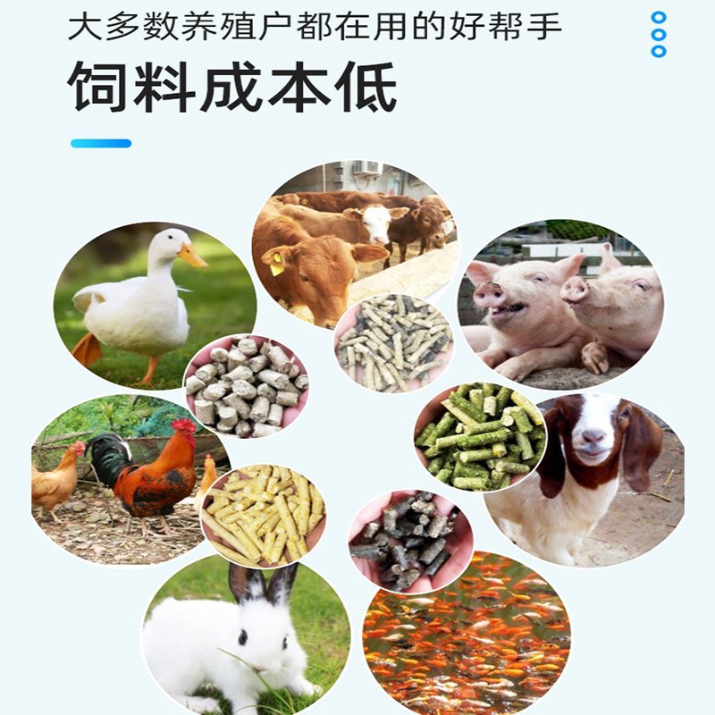养殖场制颗粒机家用电颗粒饲料机制粒机三相电饲料颗粒机