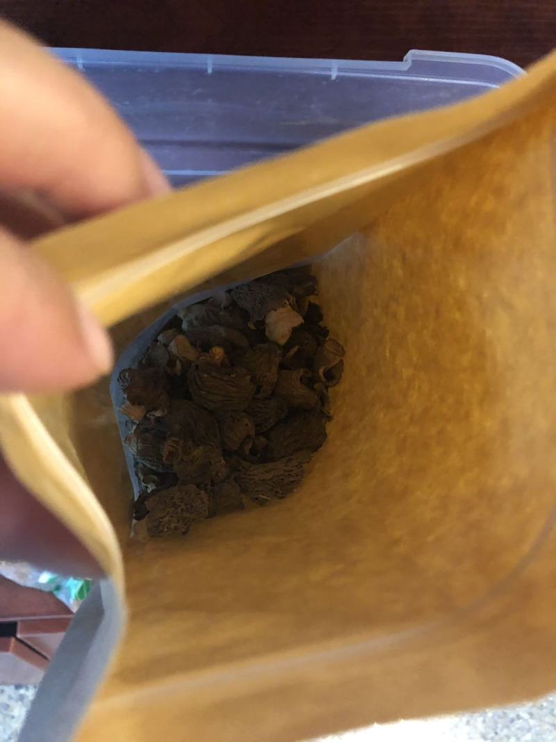 中亚野生羊肚菌代收代发可拿样100g/袋预售中可谈价