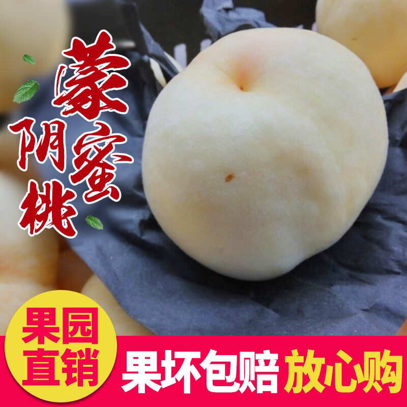 蒙阴白桃产地直发坏果包赔售后有保障