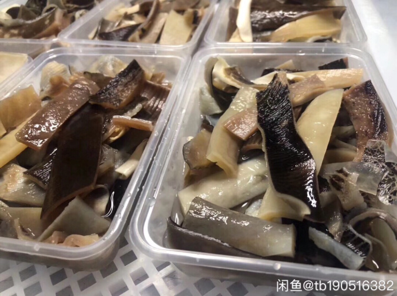 新鲜沙鱼皮，已去鲨，到手可吃