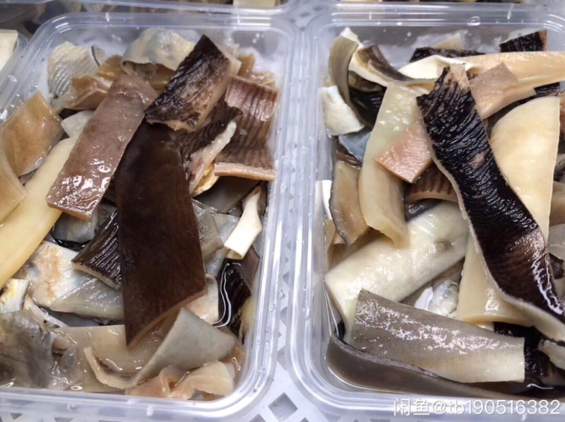 新鲜沙鱼皮，已去鲨，到手可吃
