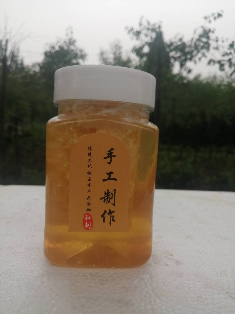 蜂巢蜜人工切割罐装，一斤二斤装滋补营养品支持一件代发