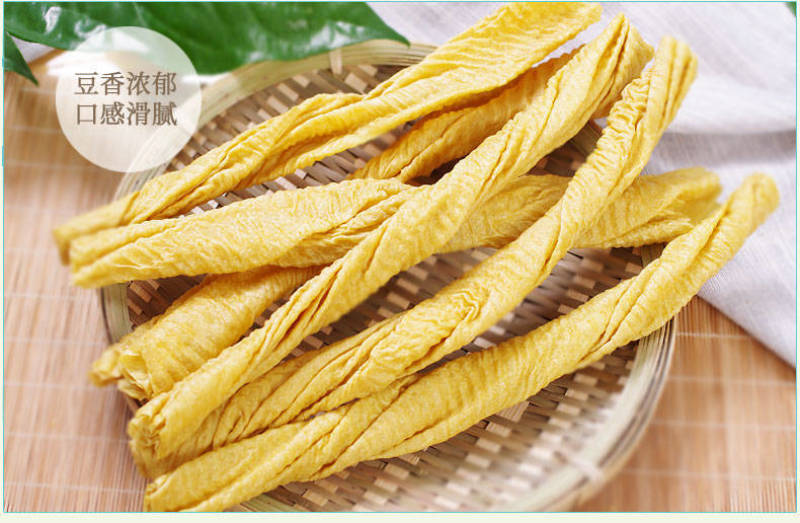 湖北恩施特产土家爱豆皮儿干货火锅配菜天然素食豆腐皮腐竹豆