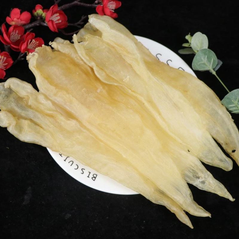 花胶鱼胶漂亮阴阳鱼肚深海鱼胶干货原产地域无添加妇女月子胶