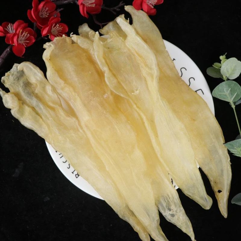花胶鱼胶漂亮阴阳鱼肚深海鱼胶干货原产地域无添加妇女月子胶
