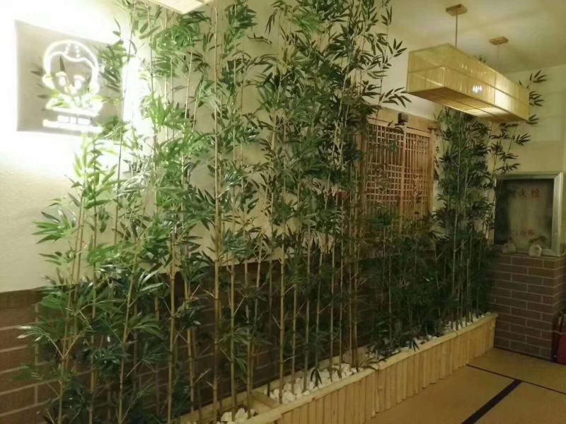仿真竹毛细水竹阳台屏风隔断酒店装饰室内外装饰隔断户外造景