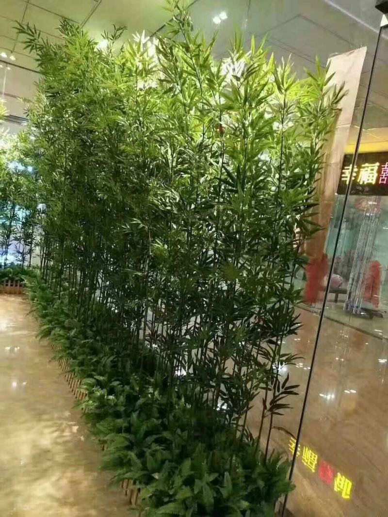 仿真竹毛细水竹阳台屏风隔断酒店装饰室内外装饰隔断户外造景