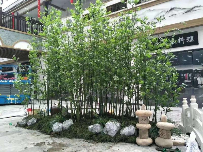 仿真竹毛细水竹阳台屏风隔断酒店装饰室内外装饰隔断户外造景