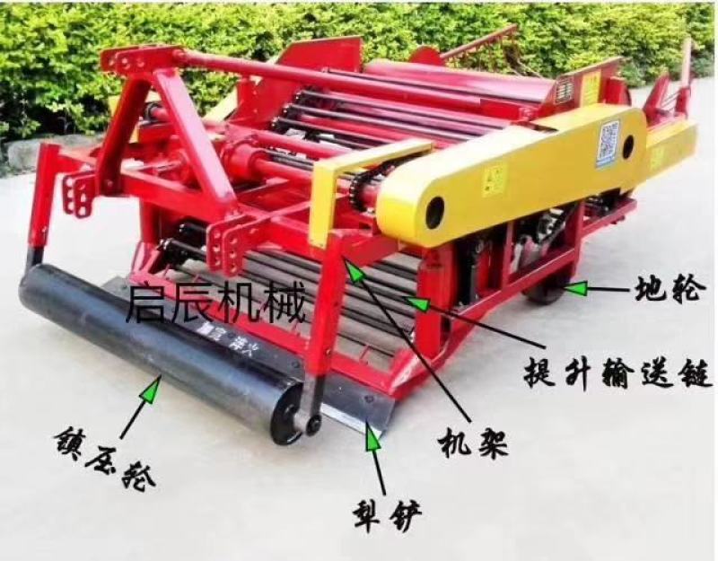 花生收获机四轮拖拉机带收花生机板土粘土半沙土宽幅振动筛款