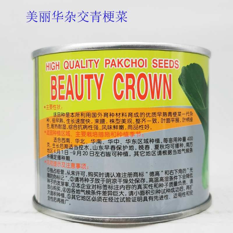 烤青德高耐热耐湿青梗菜青菜种子好吃青菜种子高温不拔节