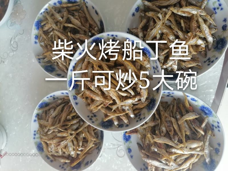 柴火烤船丁鱼8成干无盐无油（麦穗鱼）