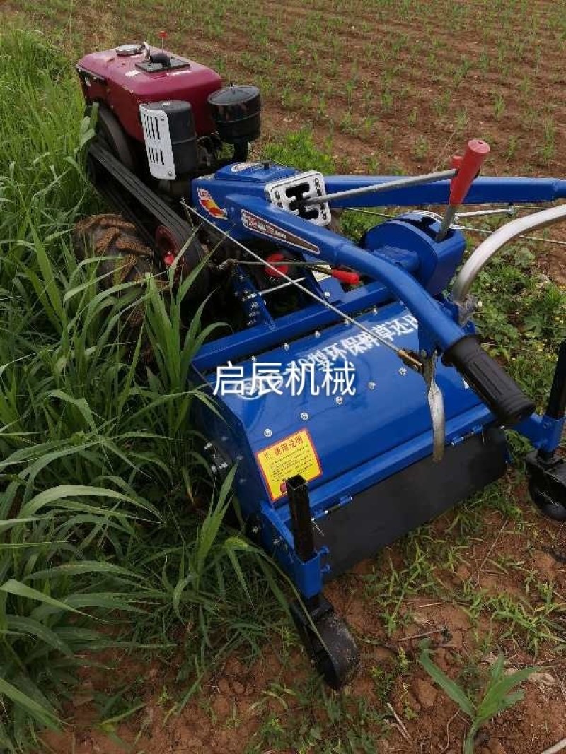 环保型新款玉米辣椒棉花秸秆杂草粉碎机秸秆还田机手扶拖拉机