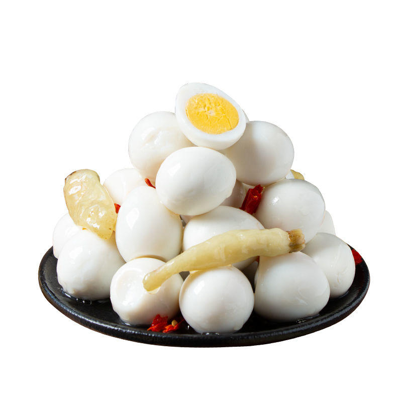 20枚-152枚无壳泡椒鹌鹑蛋多规格零食真空包装食品休闲