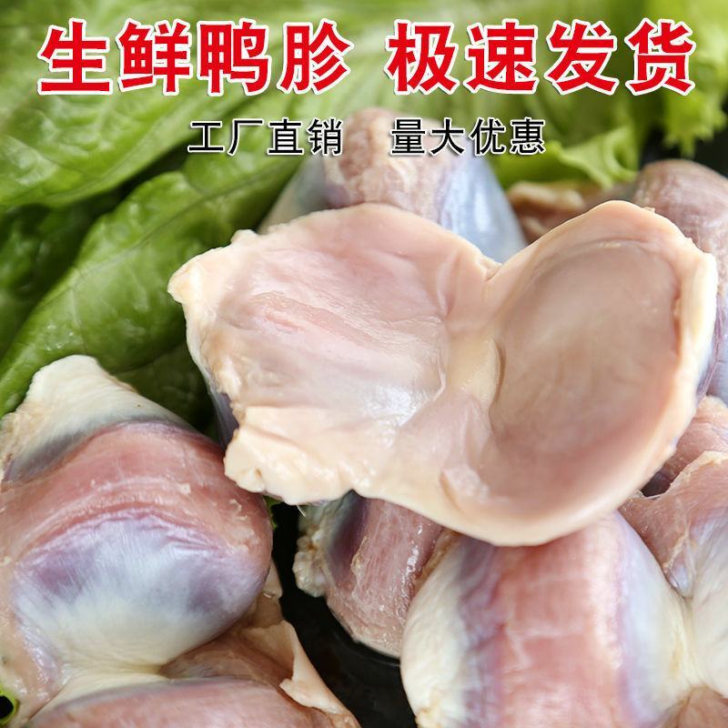 新鲜鸭胗鸭肫冷冻批发鸭产品鸭脖鸭爪冷冻原材料2斤4斤装卤