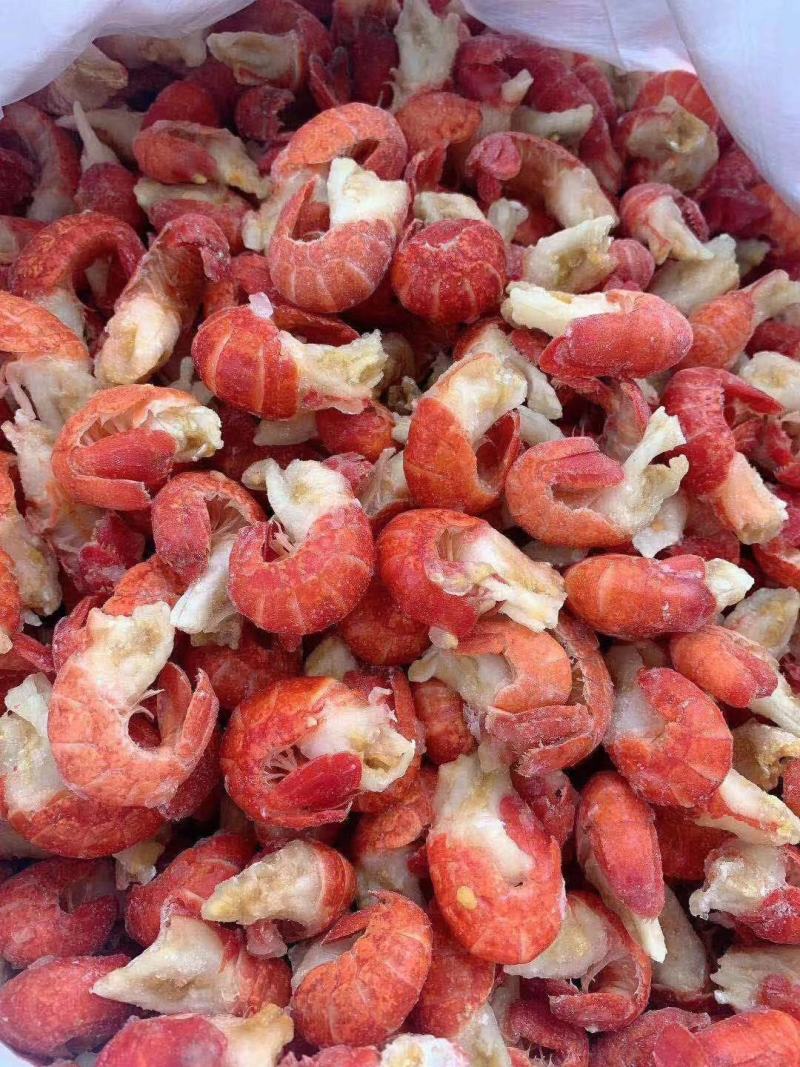 干冻龙虾尾无冰衣，肉质饱满视频看货餐饮直供量大优惠