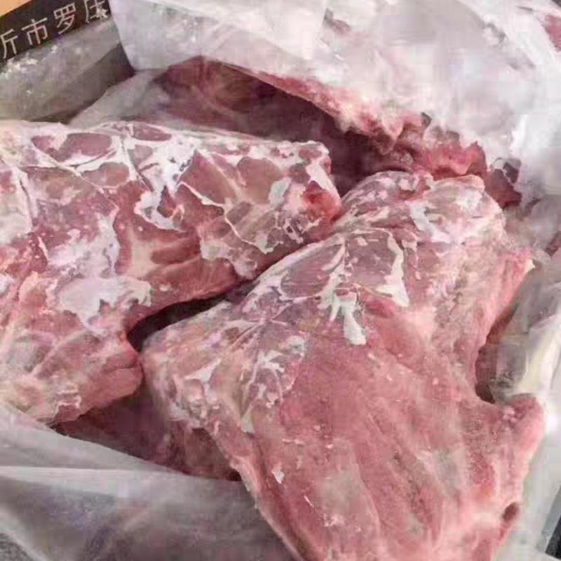 新鲜冷冻猪前排20斤糖醋桥头排骨食材批发排骨条肋排条商用