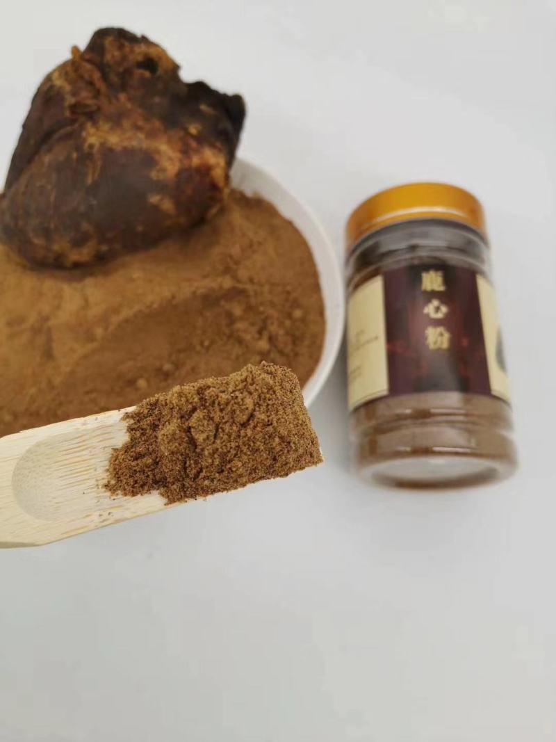 鹿心粉梅花鹿心粉整个干鹿心