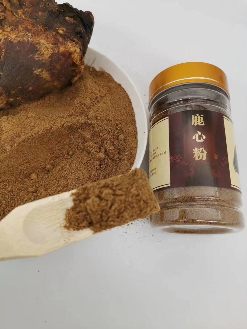 鹿心粉梅花鹿心粉整个干鹿心