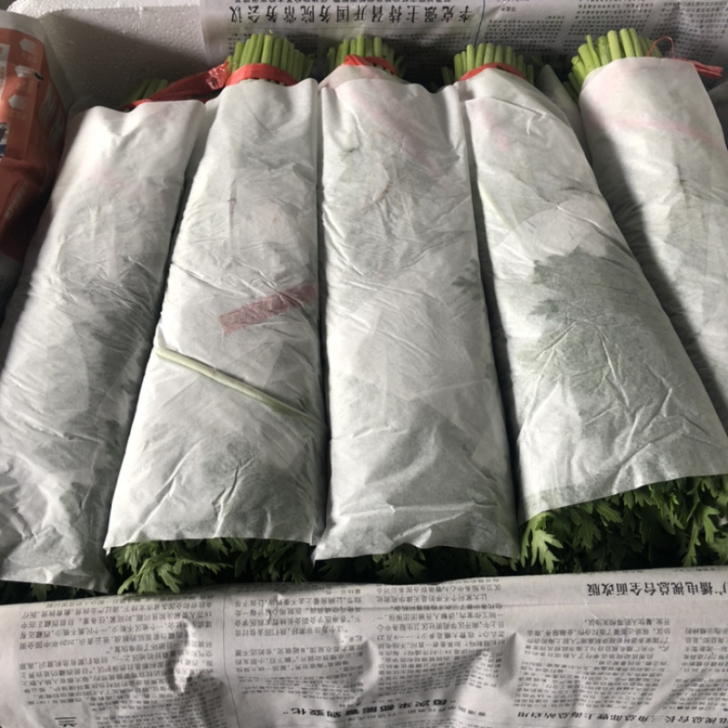 西宁茼蒿精品蒿子杆皇帝菜(基地直发)品质可验收，基地可验