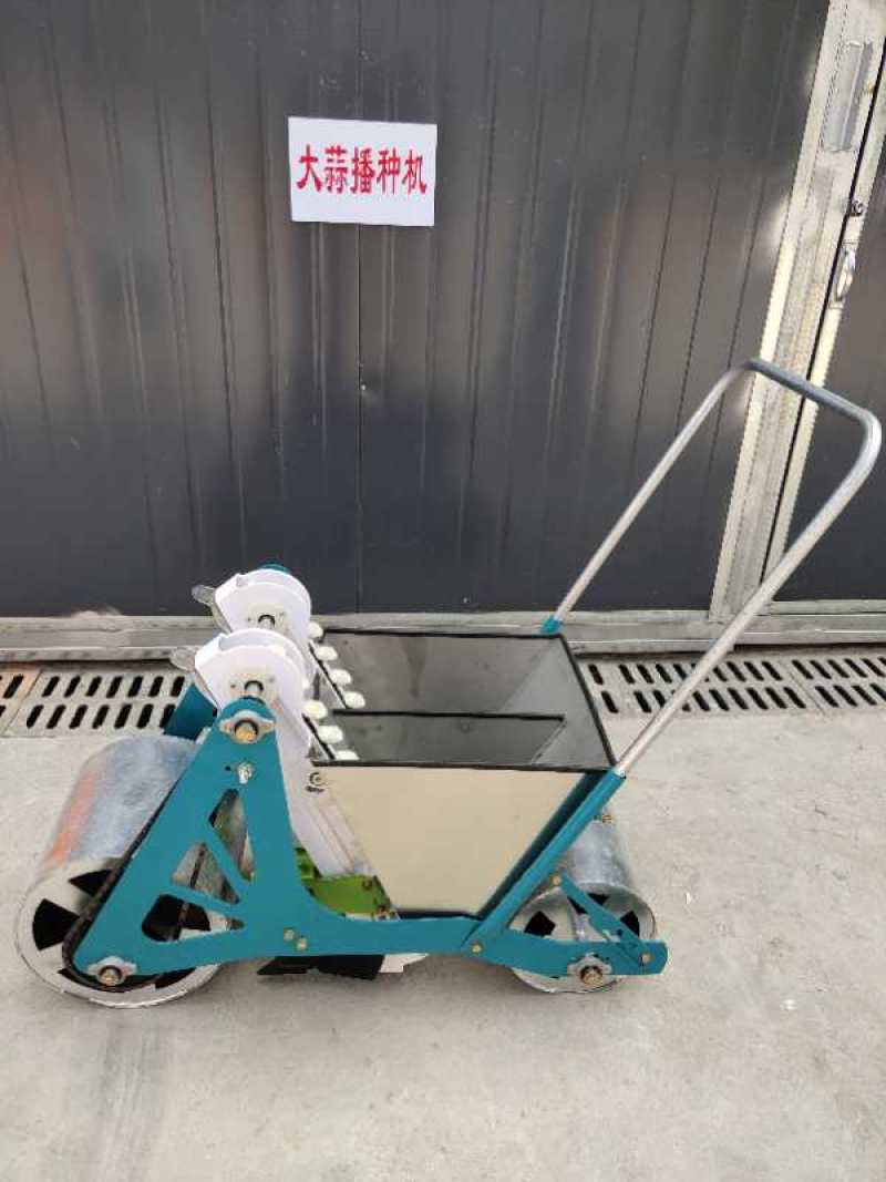 大蒜播种机种植机四轮带手推款汽油机单行两行六行四行五行6