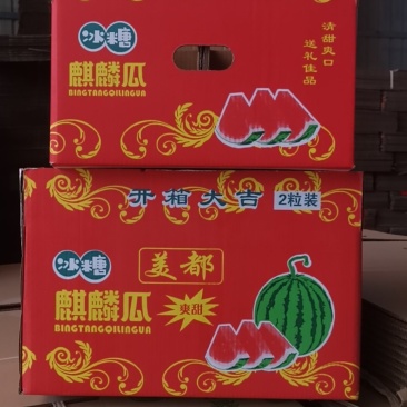 西瓜彩箱，连体箱，4粒彩箱黄皮箱