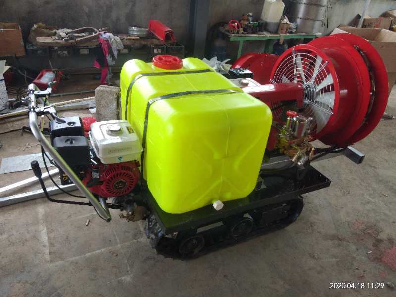 电动三轮车打药机履带式弥雾消毒机自走式喷雾器厂家