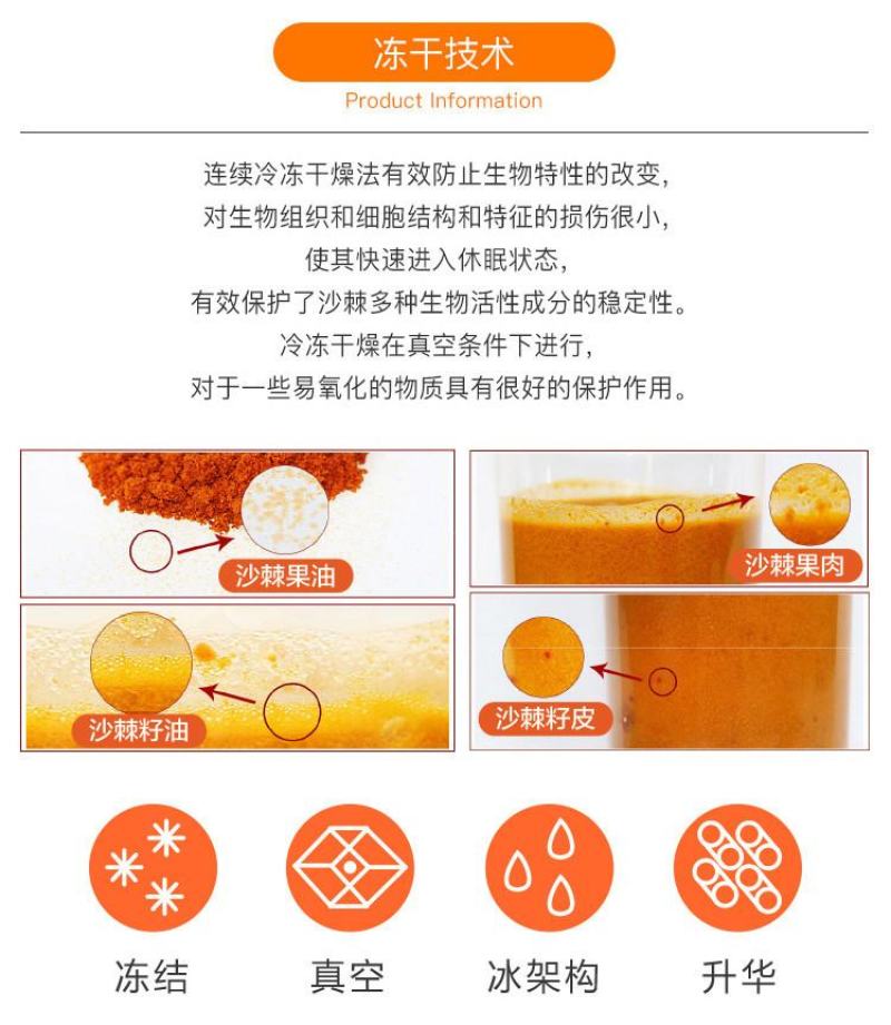 新疆棘品沙棘全果冻干粉富含维生素库存丰富可接团购