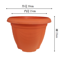 厂家供应优质仿陶瓷花盆加厚大号高矮款pp树脂盆抗摔塑料花