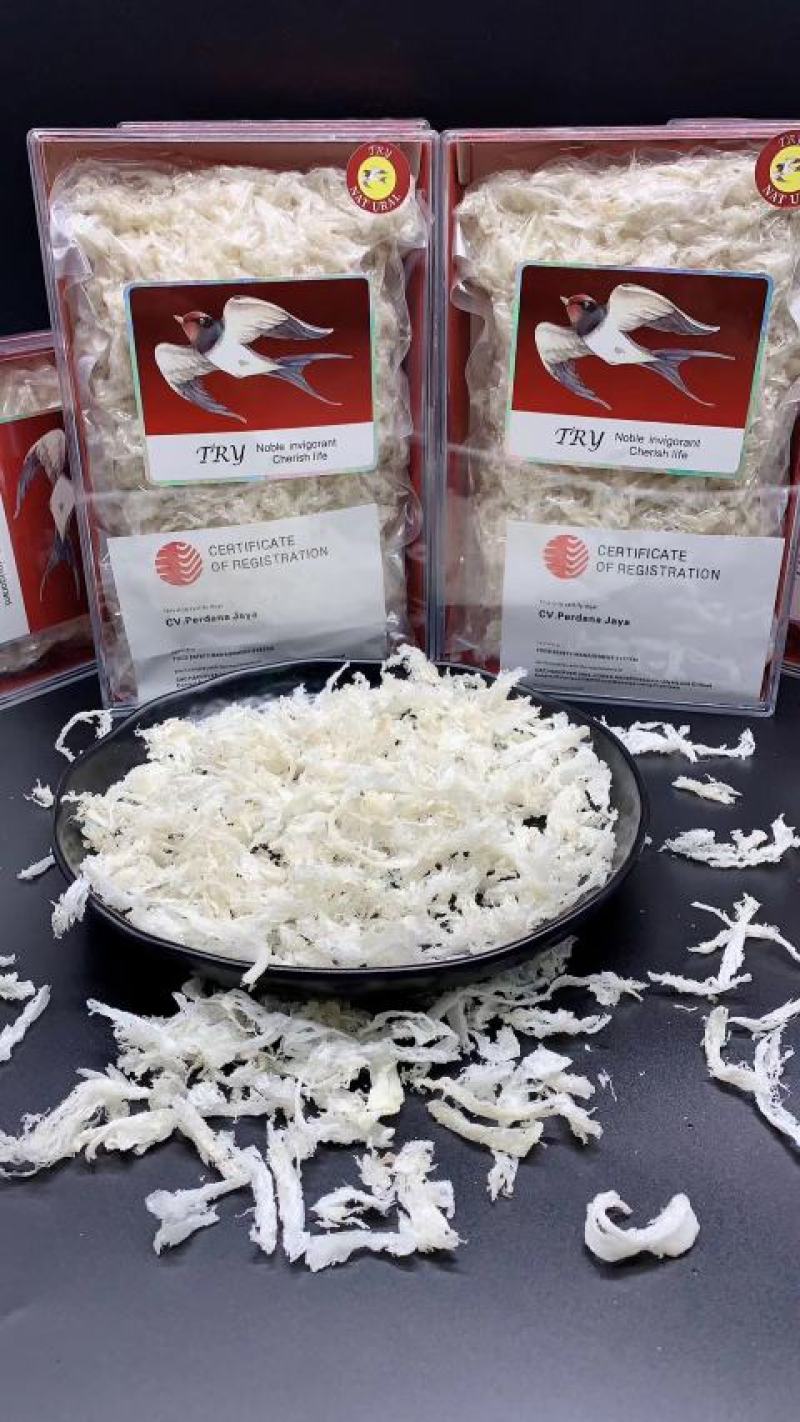 燕窝TRY小燕条燕肉高泡发口感香糯柔软工厂生产精美礼盒