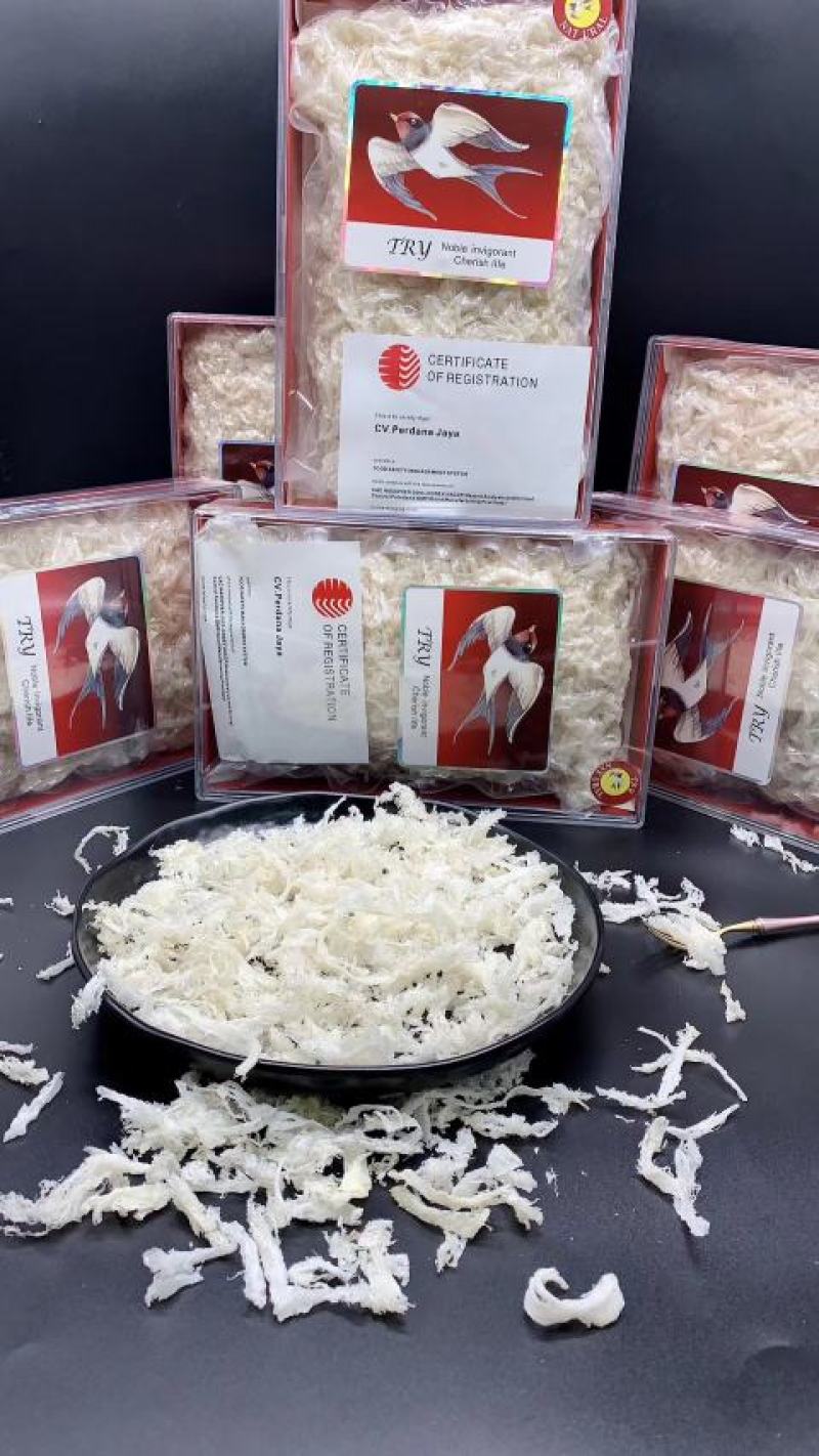 燕窝TRY小燕条燕肉高泡发口感香糯柔软工厂生产精美礼盒