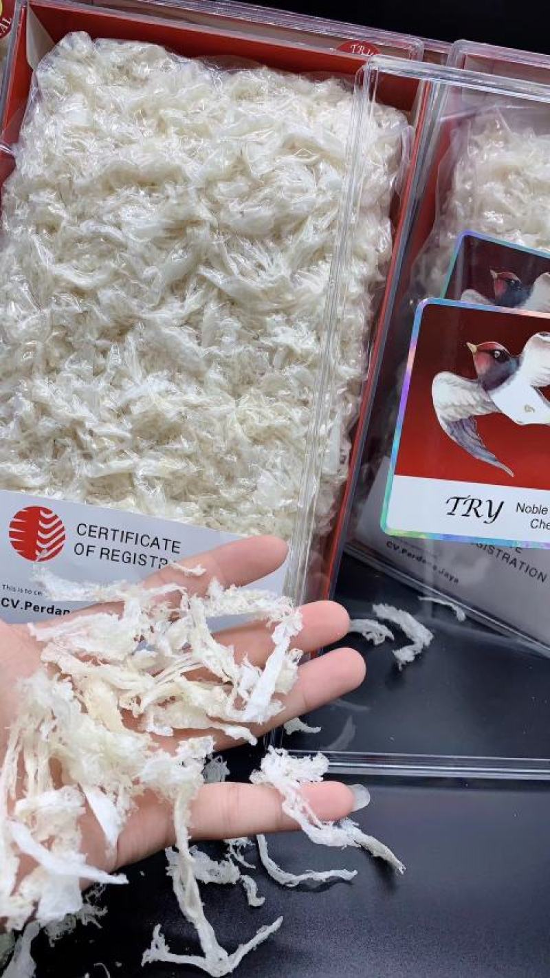 燕窝TRY小燕条燕肉高泡发口感香糯柔软工厂生产精美礼盒