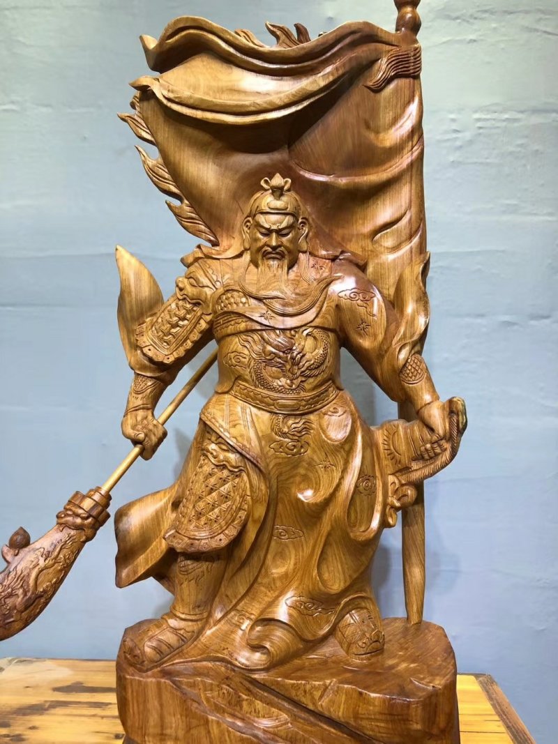根雕木雕关公花梨木摆件根雕艺术品工艺品