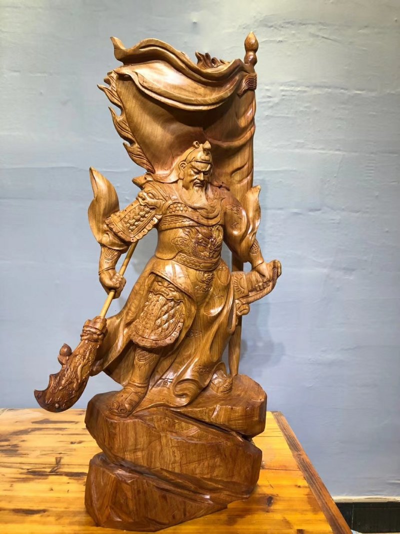 根雕木雕关公花梨木摆件根雕艺术品工艺品