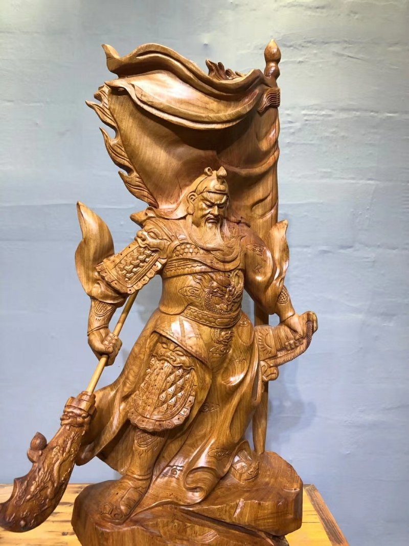 根雕木雕关公花梨木摆件根雕艺术品工艺品