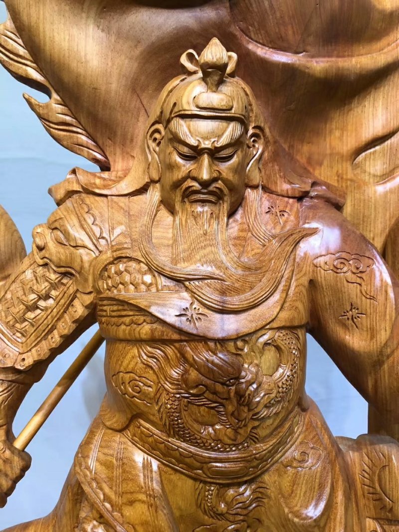根雕木雕关公花梨木摆件根雕艺术品工艺品
