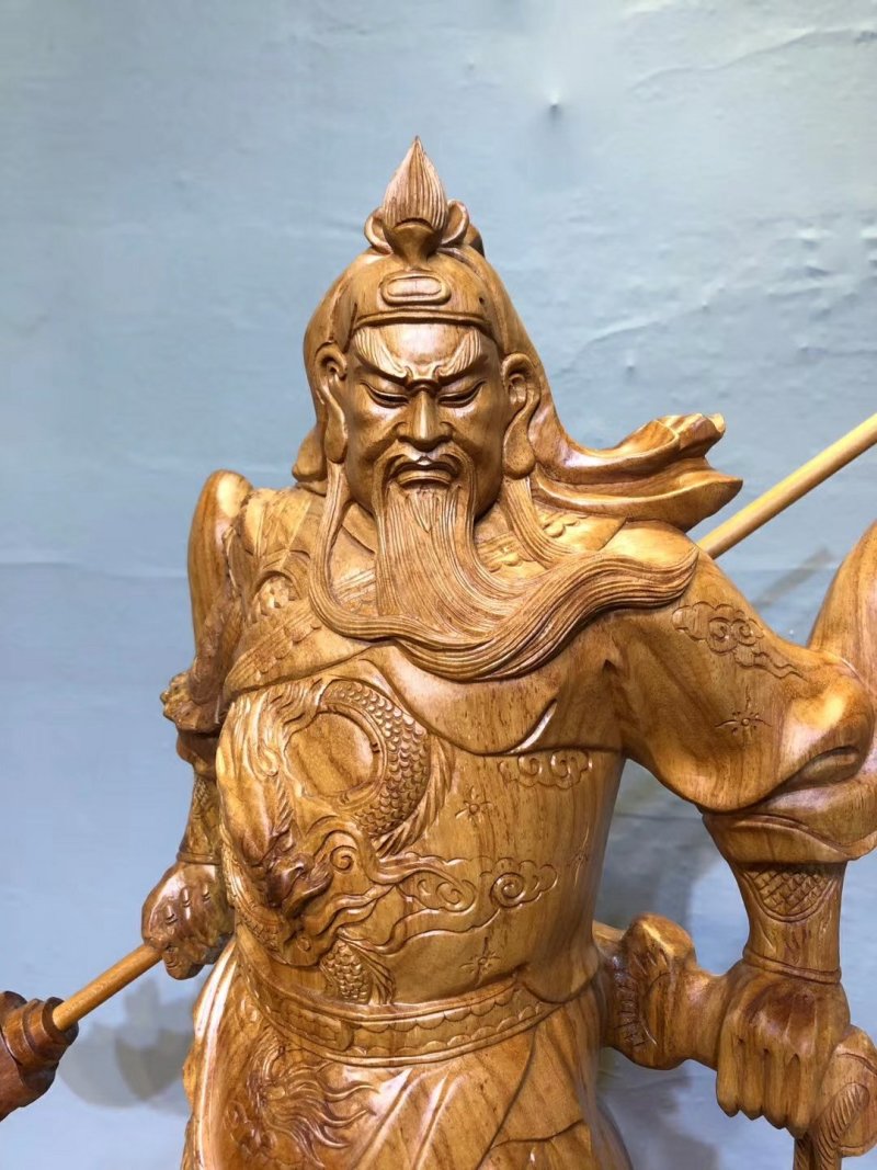 根雕木雕关公花梨木根雕艺术品礼物摆件纯手工镇宅