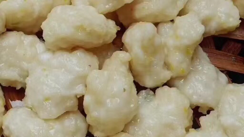 电白特产香喷喷的纯手工墨鱼饼