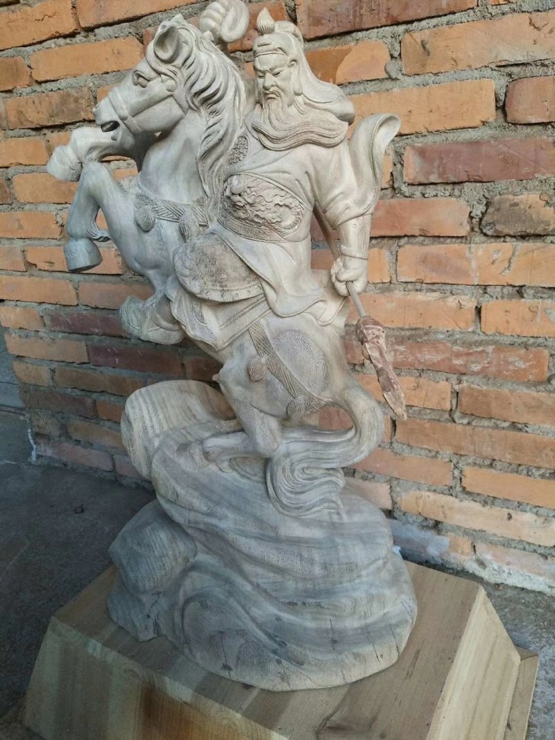根雕木雕工艺品关公工艺品木雕
