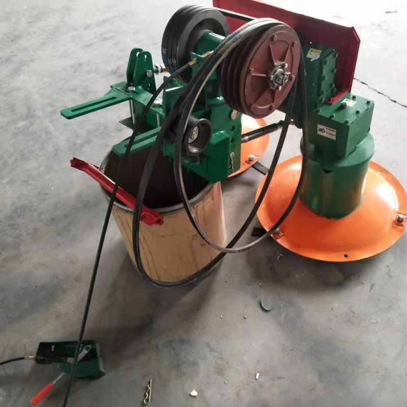 单杠拖拉机带前置圆盘割草机单盘双盘定做