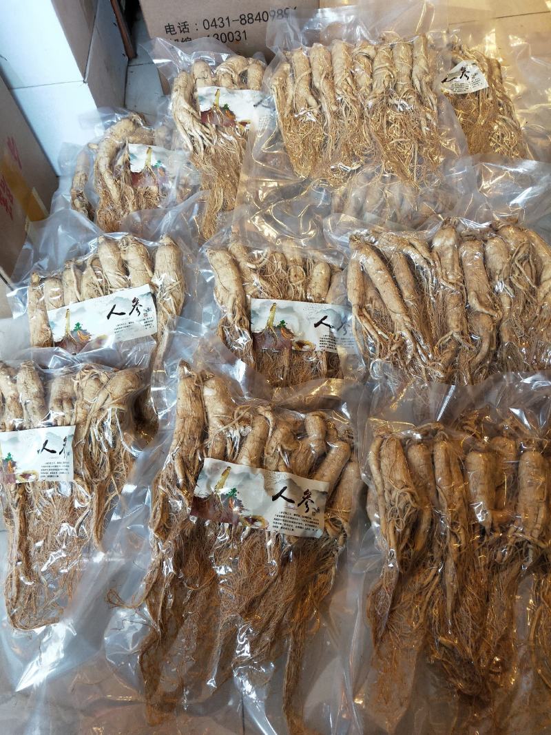 长白山白参各种规格，六年白参，大枝头，营养滋补，价格实惠