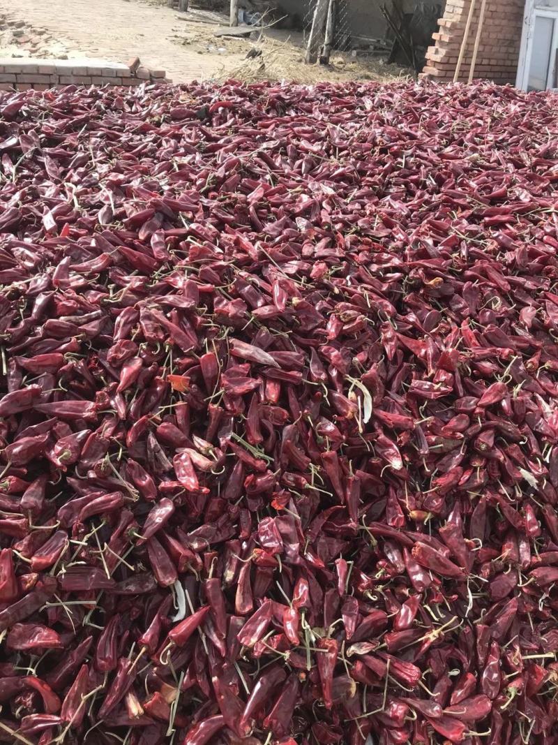 红干辣椒精品北京红干辣椒千斤红花皮落地椒