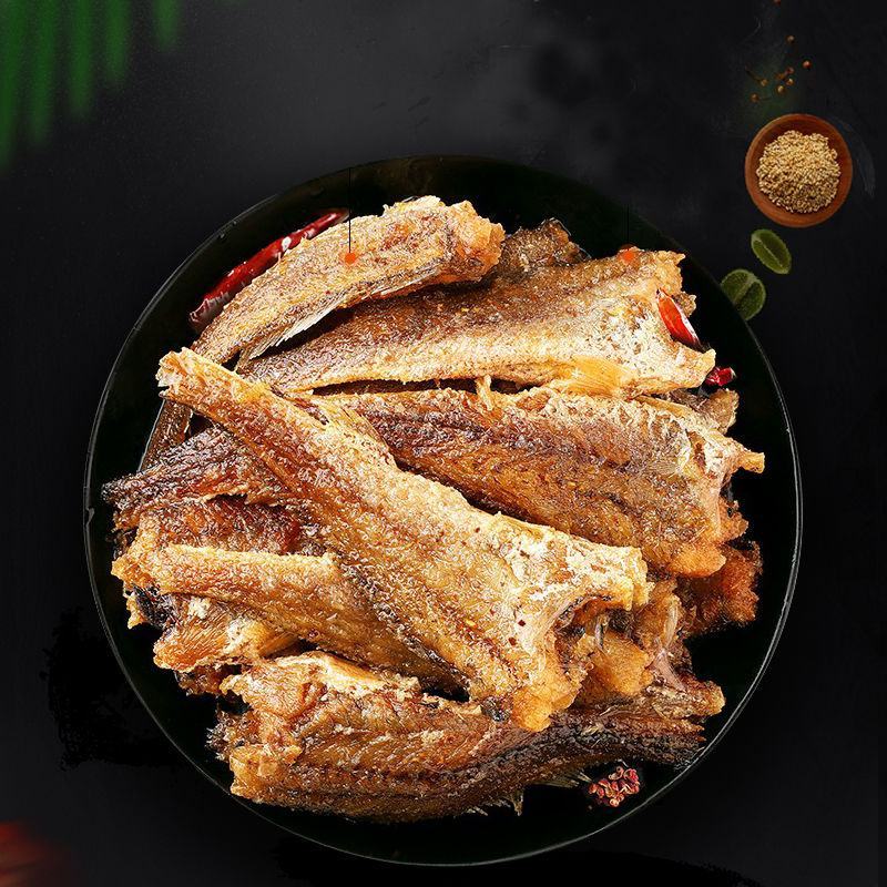 香酥小黄鱼香酥带鱼香酥小鲳鱼酥脆即食鱼干休闲零食海鲜