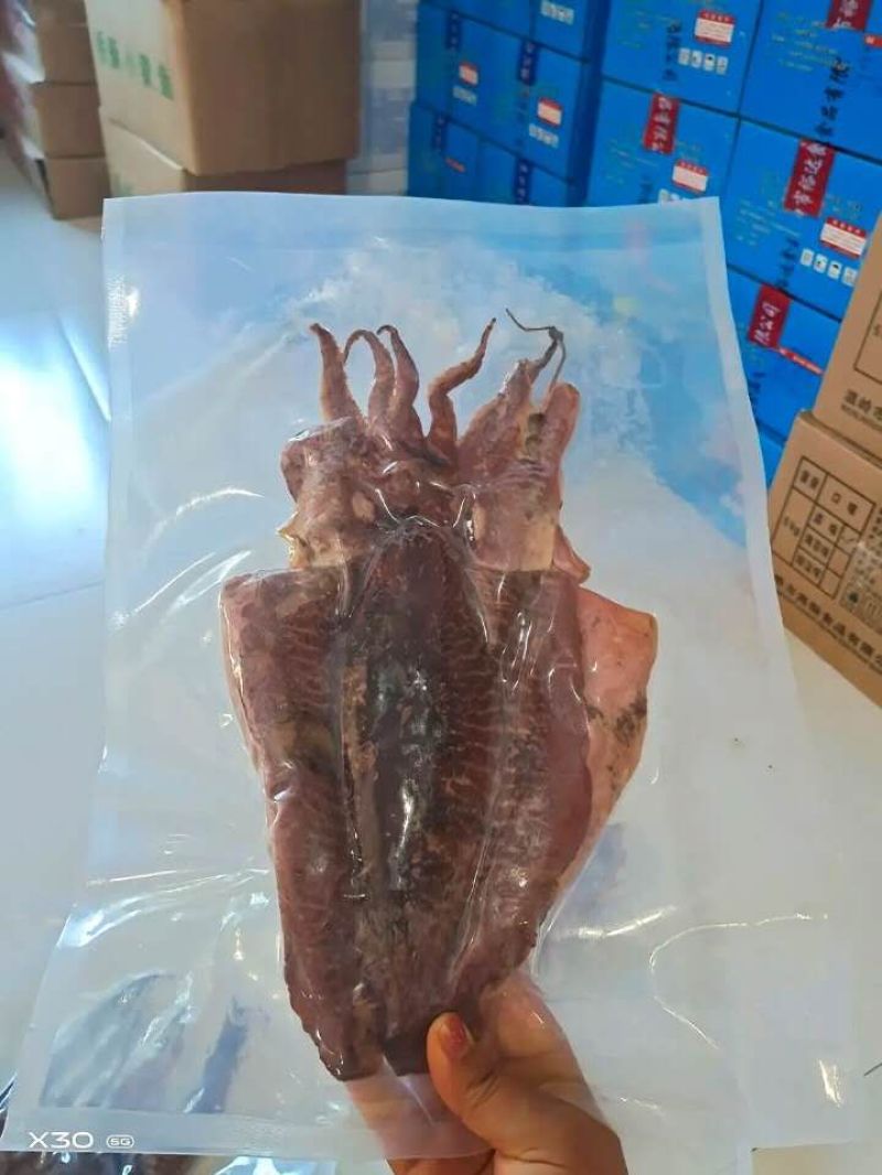 大个墨鱼干！一条在一斤半左右！8成干度！有大量现货