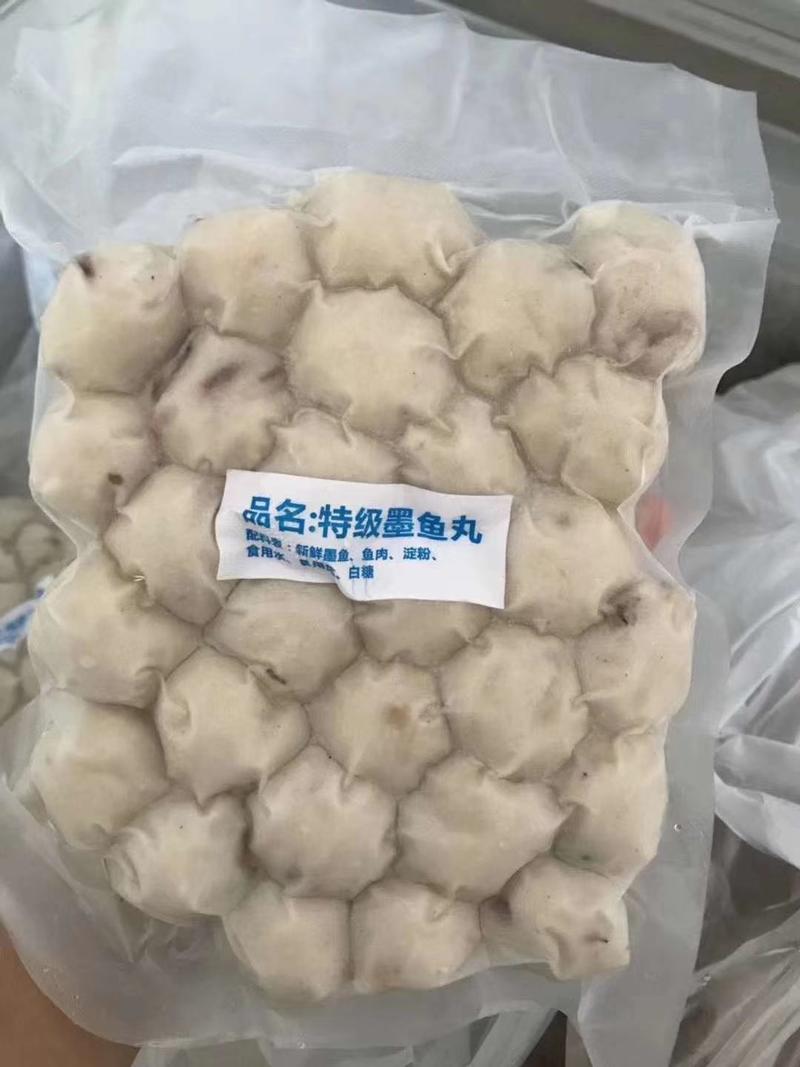 湛江手打墨鱼丸口感好回头客高墨鱼含量足