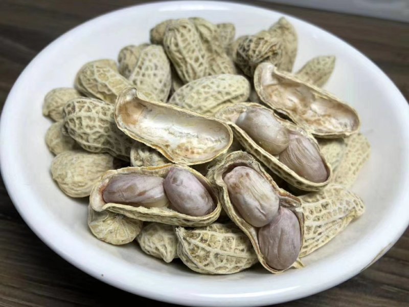 新季农家水煮咸干花生