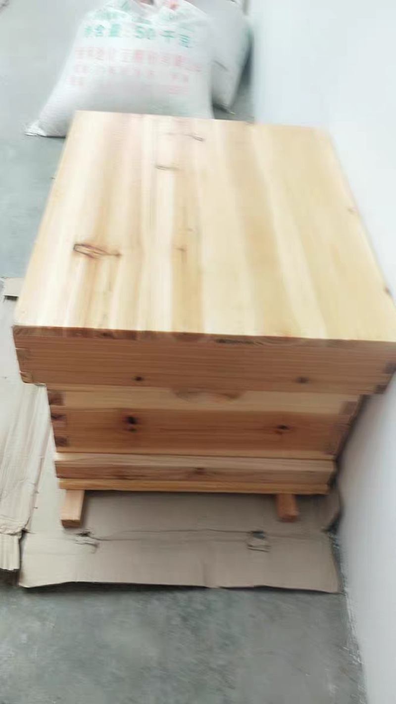 蜂箱全套养蜜蜂专用杉木煮蜡蜂箱标准十框平箱养蜂工具